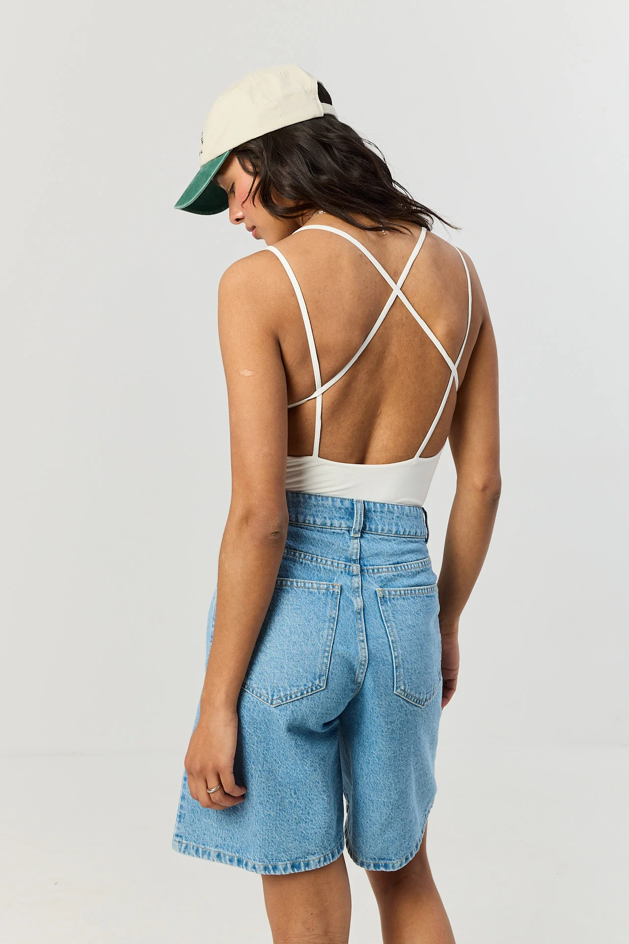 Bermudy jeansowe baby blue - Image 6