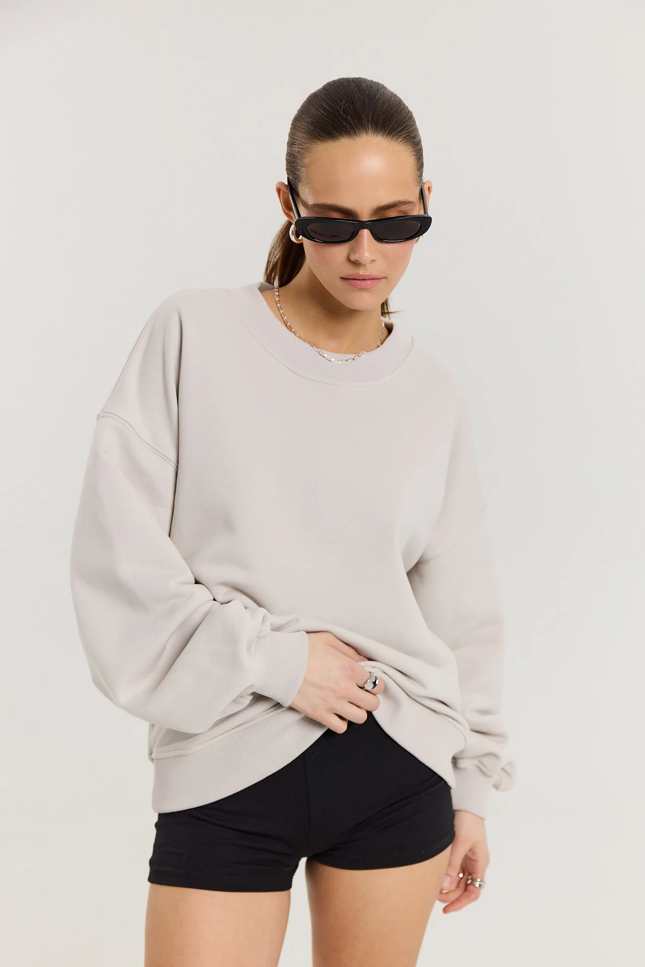 Bluza Boyfriend almond milk - Image 10