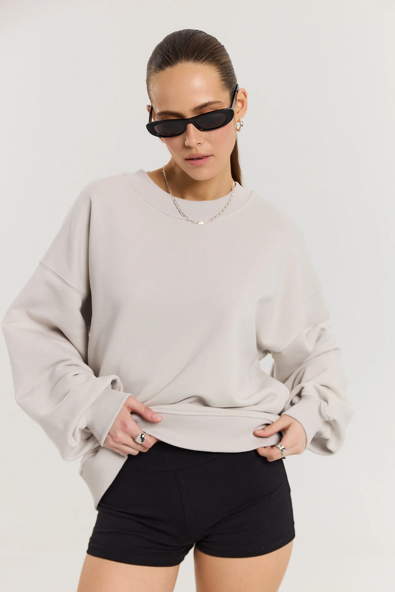 Bluza Boyfriend almond milk - Image 2