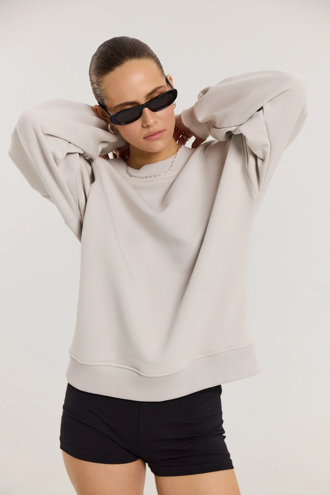 Bluza Boyfriend almond milk - Image 9
