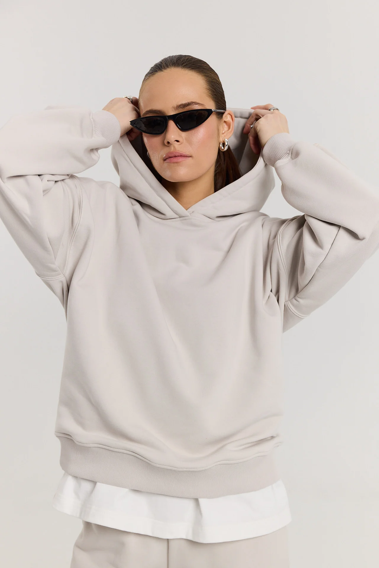 Bluza Boyfriend Hoodie almond milk - Image 12