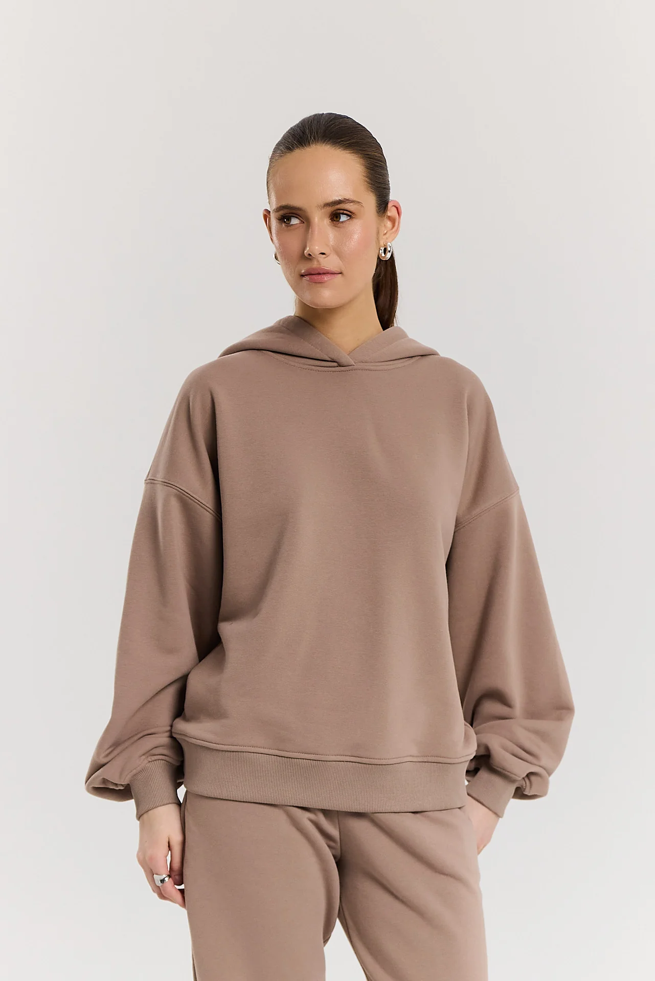 Bluza Boyfriend Hoodie latte