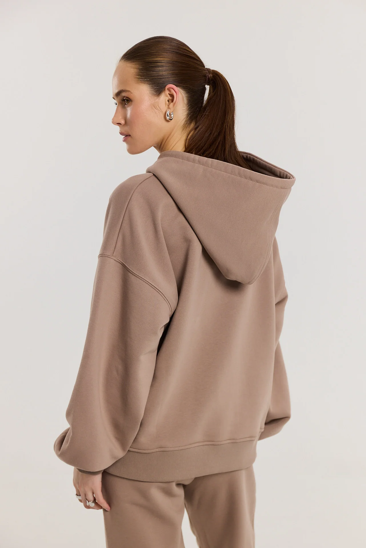 Bluza Boyfriend Hoodie latte - Image 2