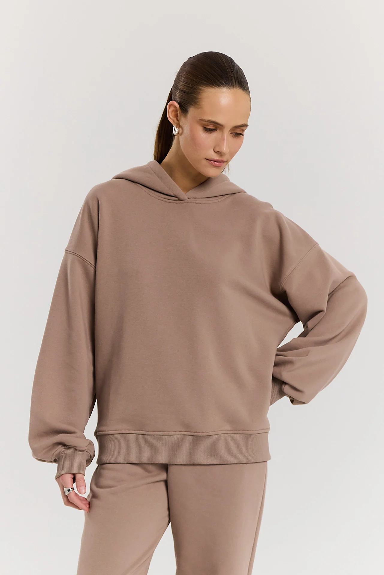 Bluza Boyfriend Hoodie latte - Image 4