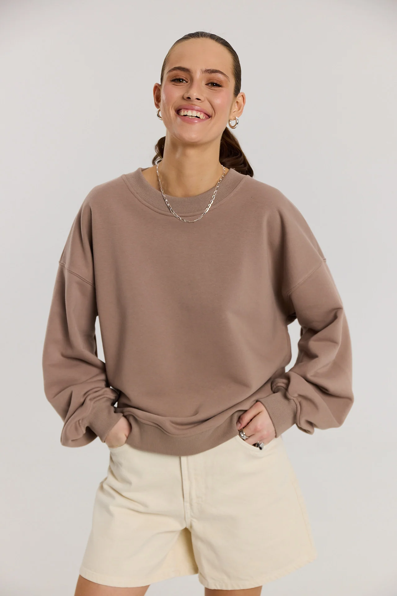 Bluza Boyfriend latte - Image 4