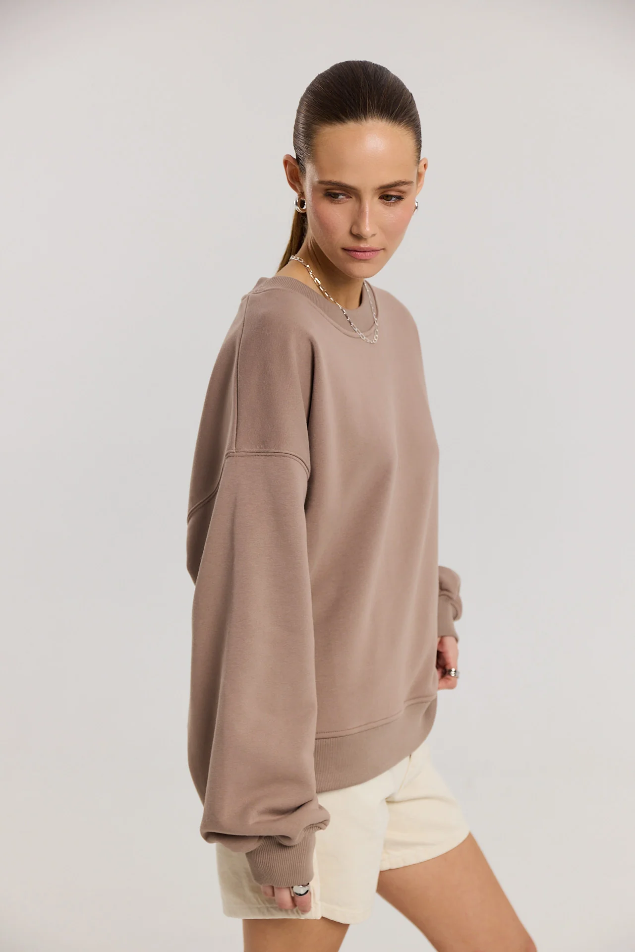 Bluza Boyfriend latte - Image 5