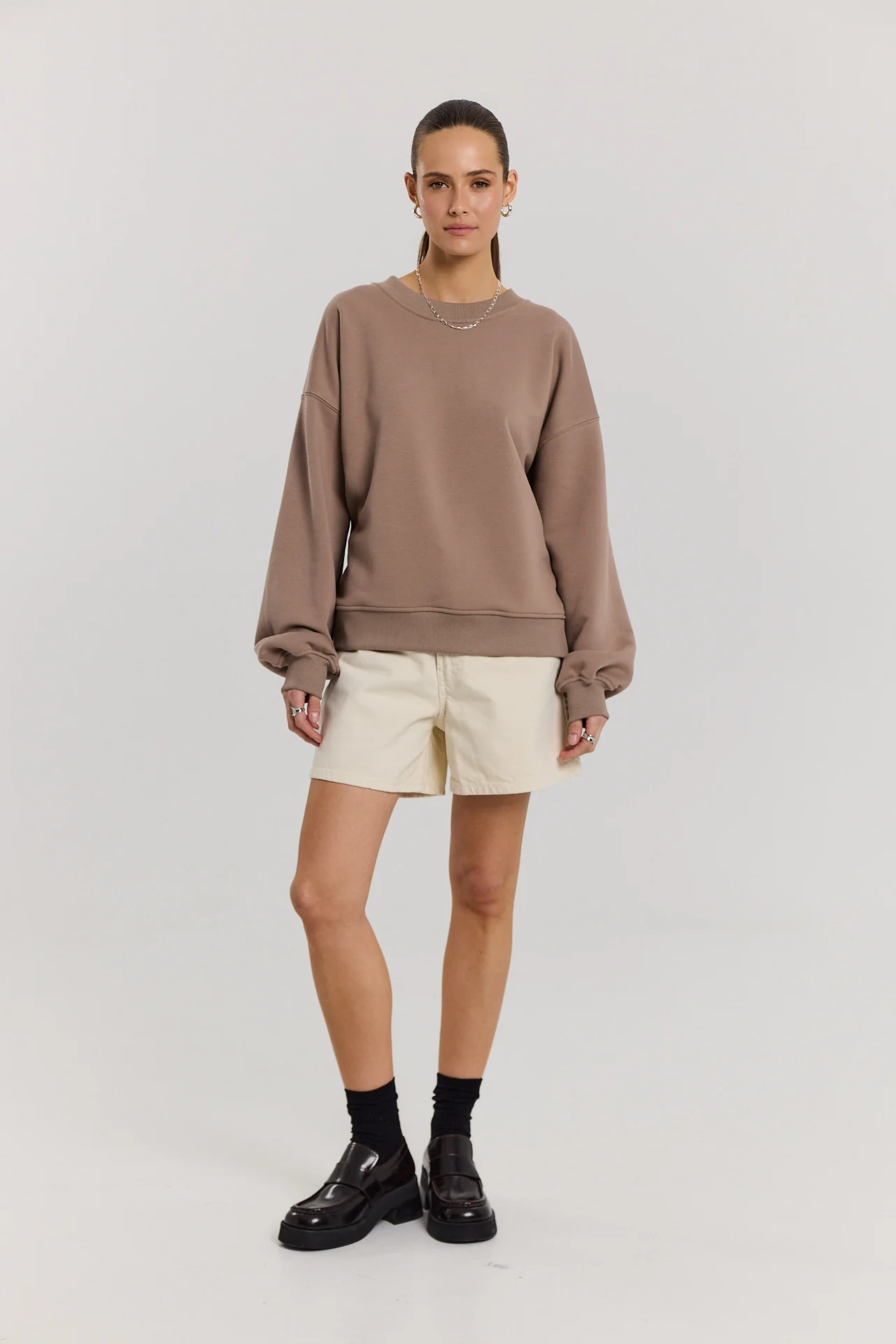 Bluza Boyfriend latte - Image 6