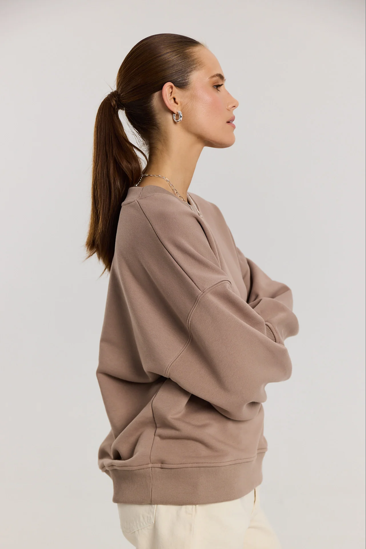 Bluza Boyfriend latte - Image 9