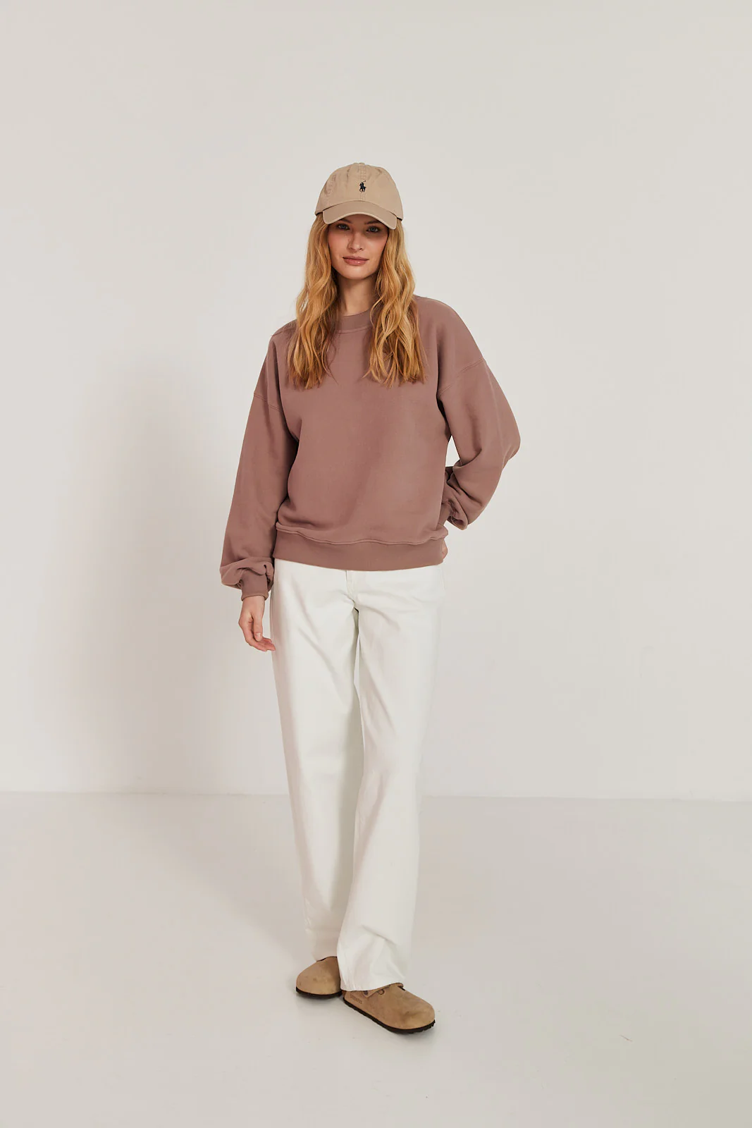 Bluza Boyfriend mocca mousse - Image 2