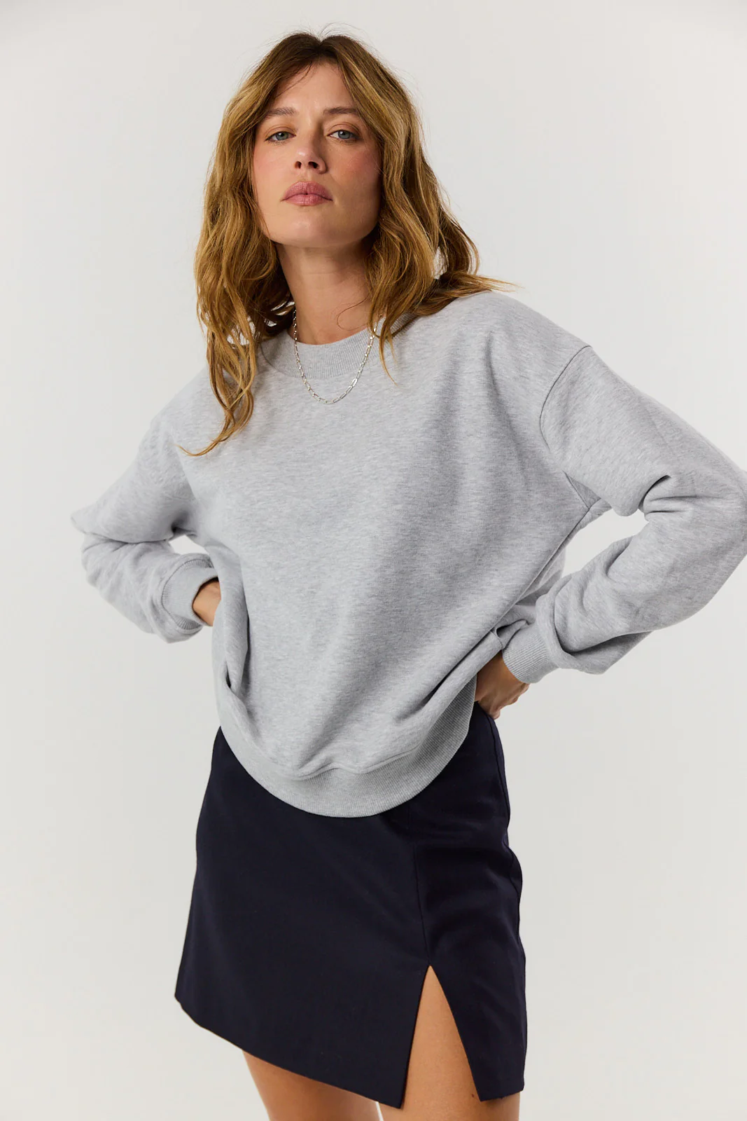 Bluza Chilly light grey melange - Image 10