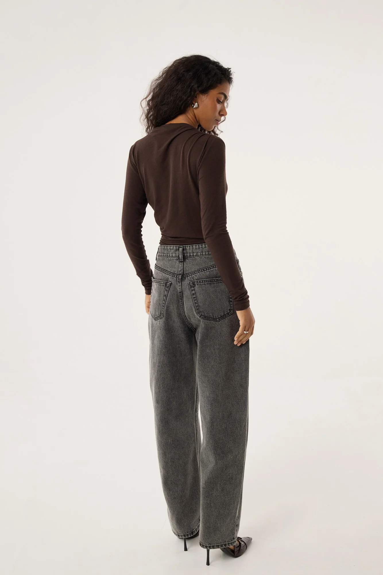 Jeansy Barrel grey - Image 12