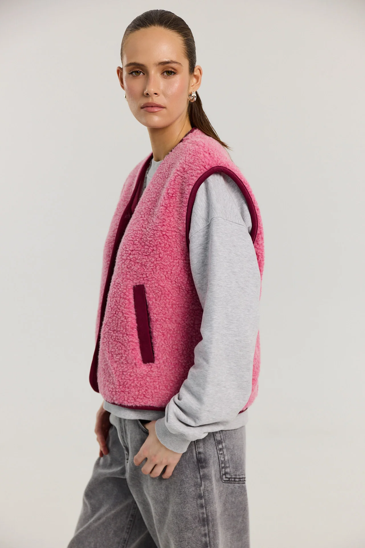 Kamizelka Eliot merino pink - Image 10