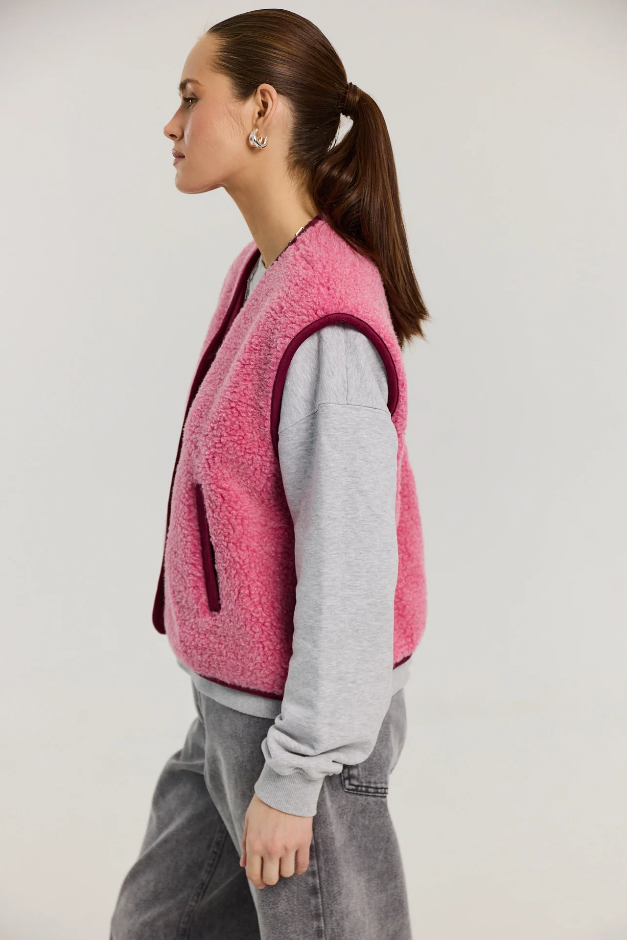 Kamizelka Eliot merino pink - Image 11