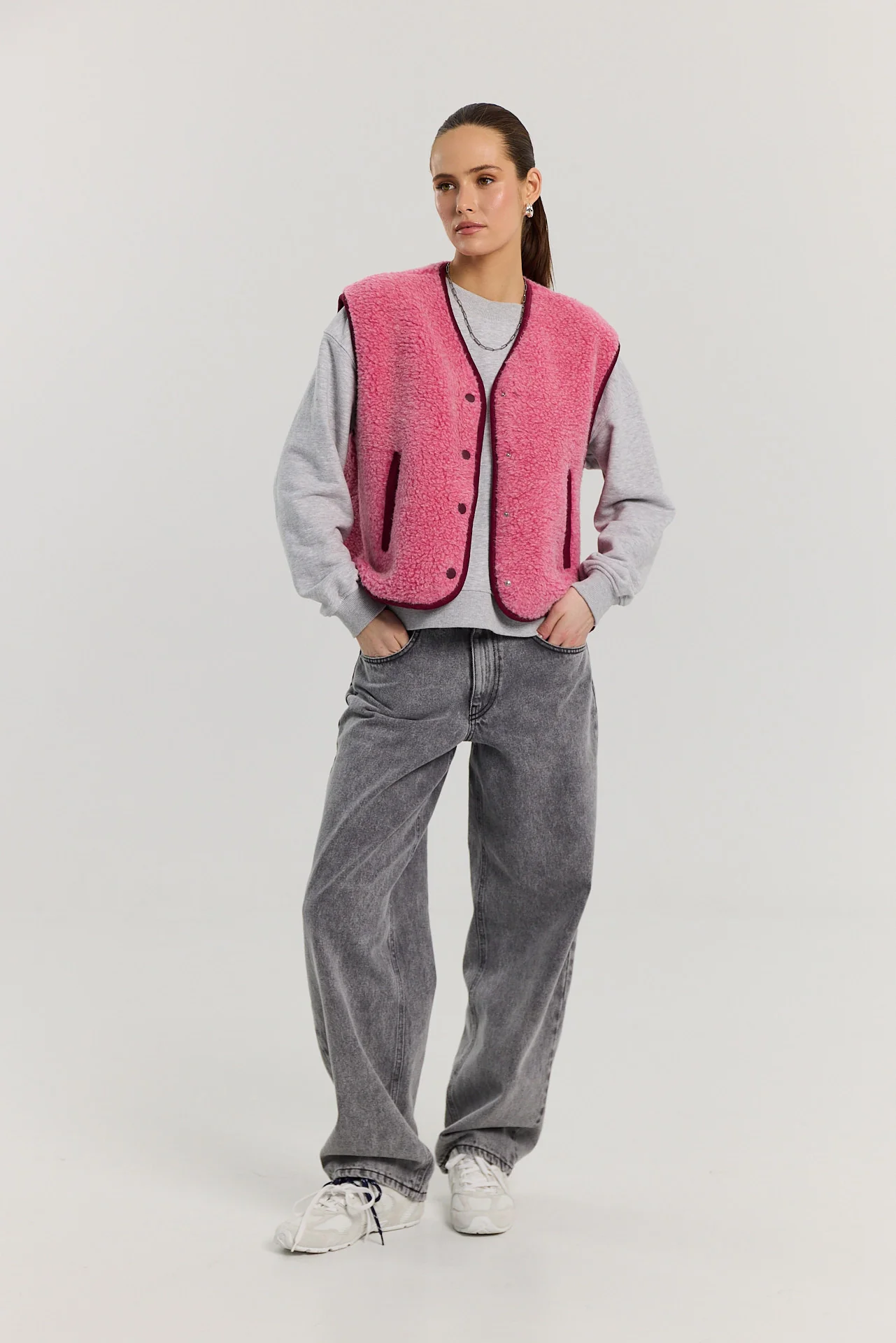 Kamizelka Eliot merino pink - Image 5
