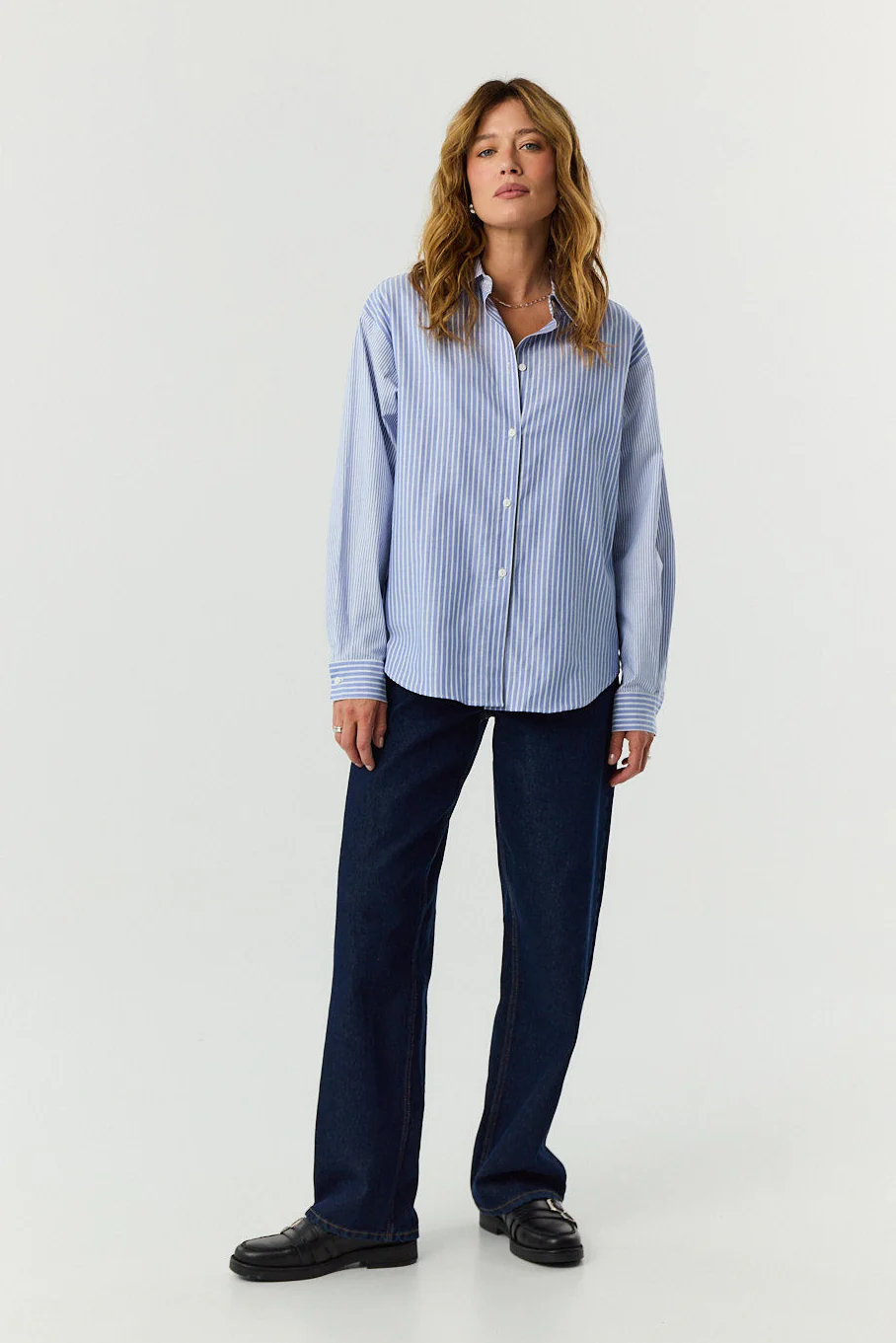 Koszula Agnes blue stripes - Image 4