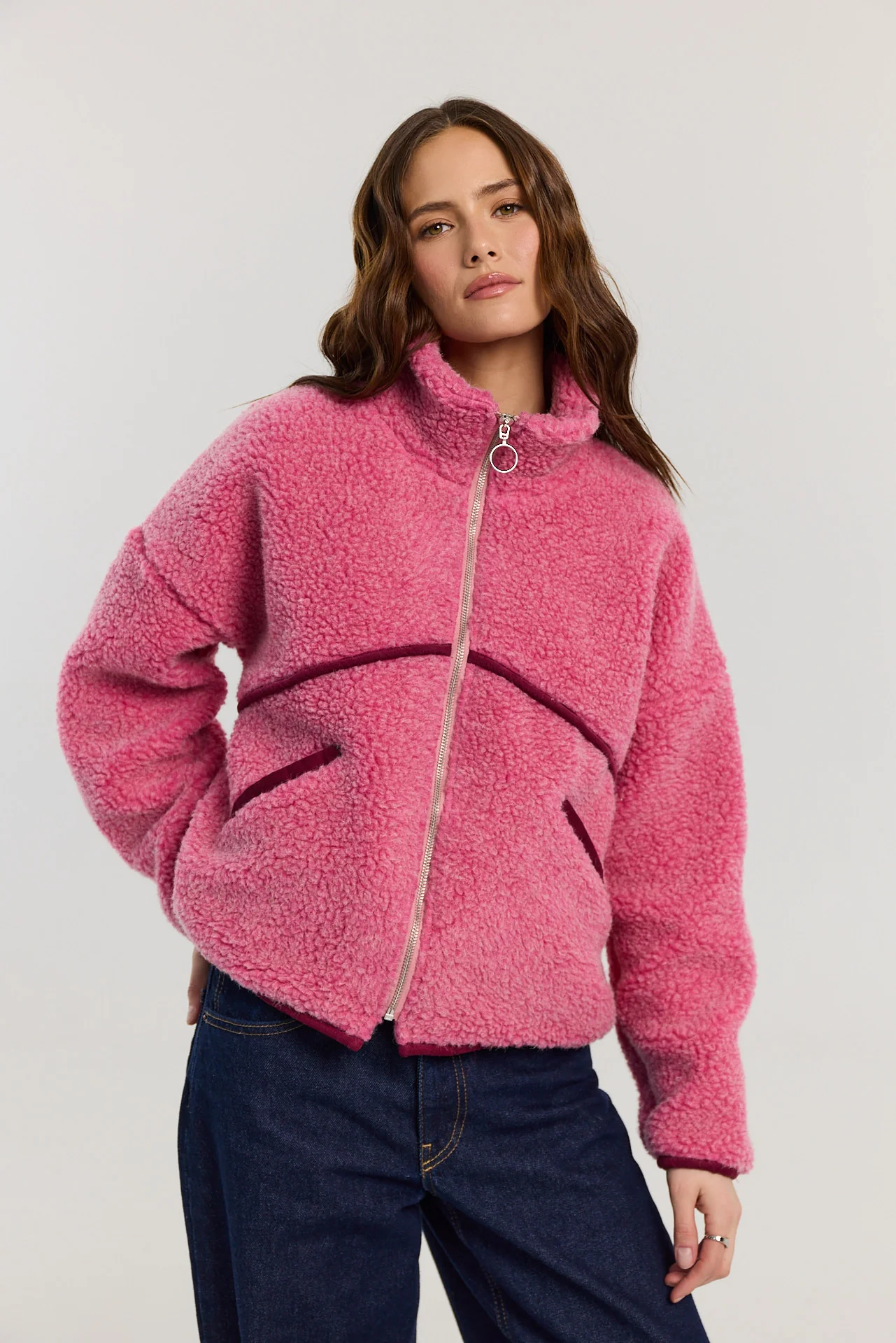 Kurtka Erin merino pink - Image 11