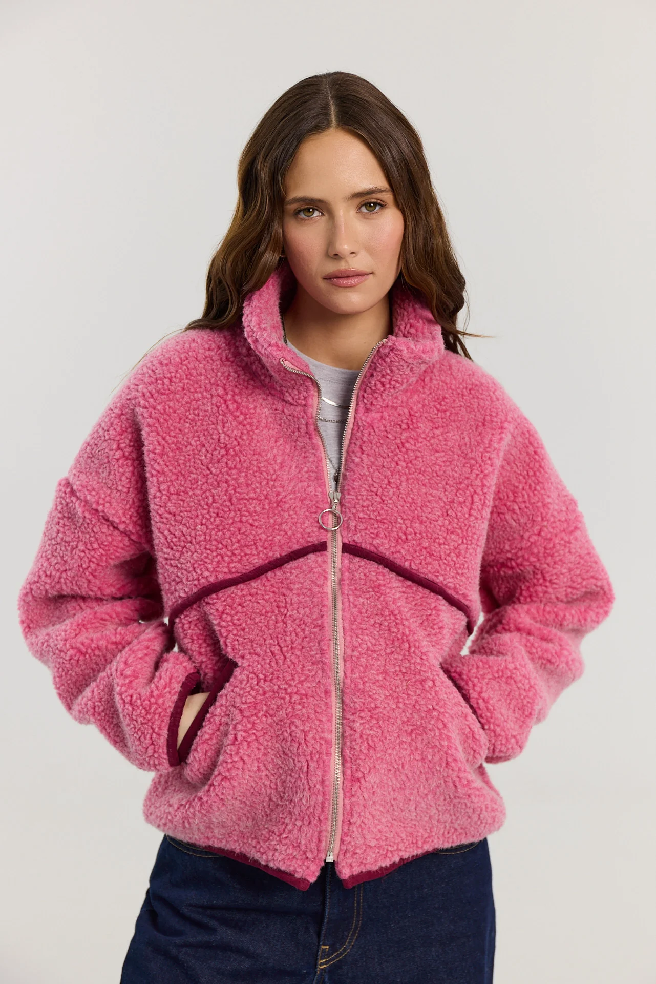 Kurtka Erin merino pink - Image 7
