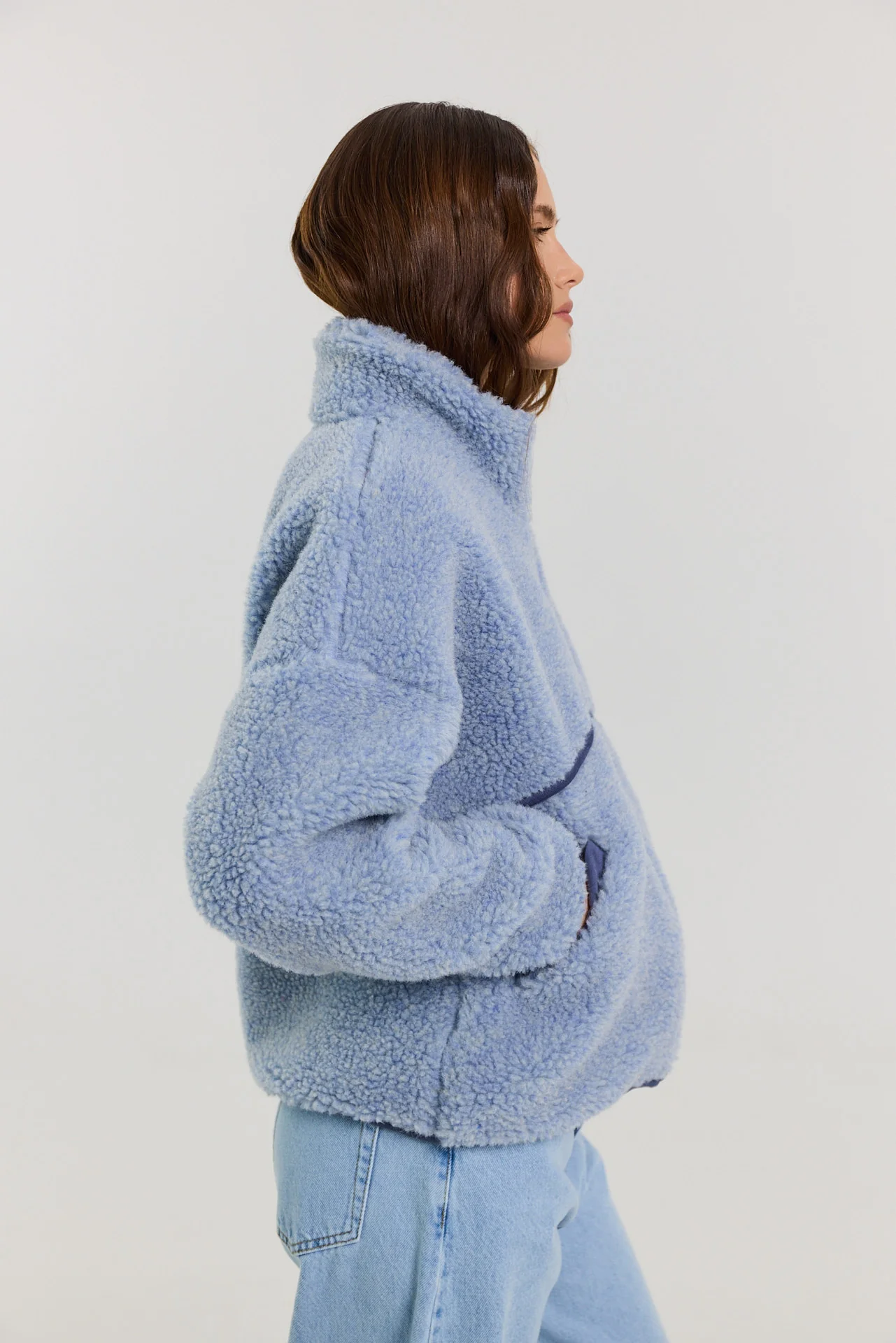 Kurtka Erin merino powder blue - Image 14