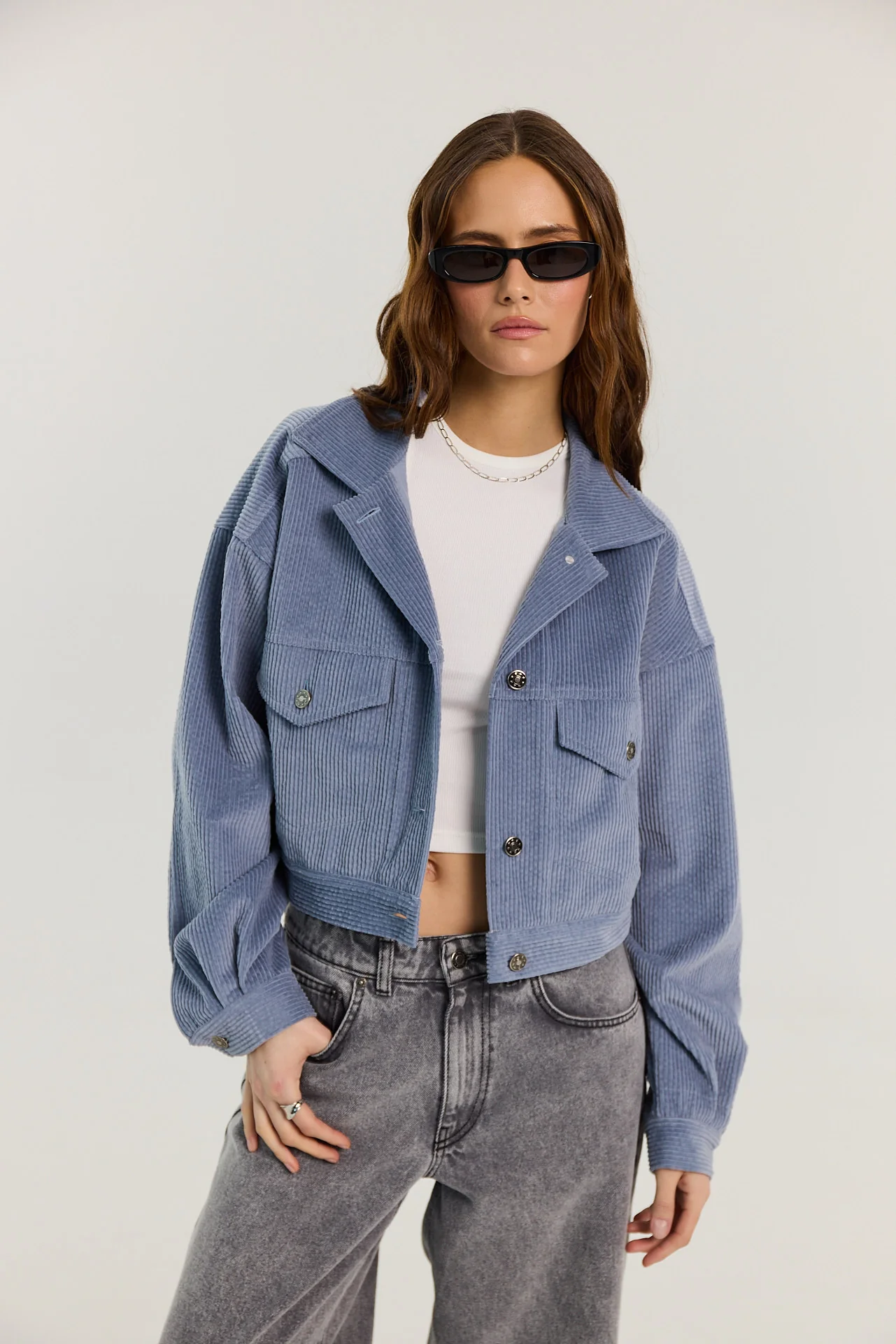 Kurtka Harper powder blue - Image 10