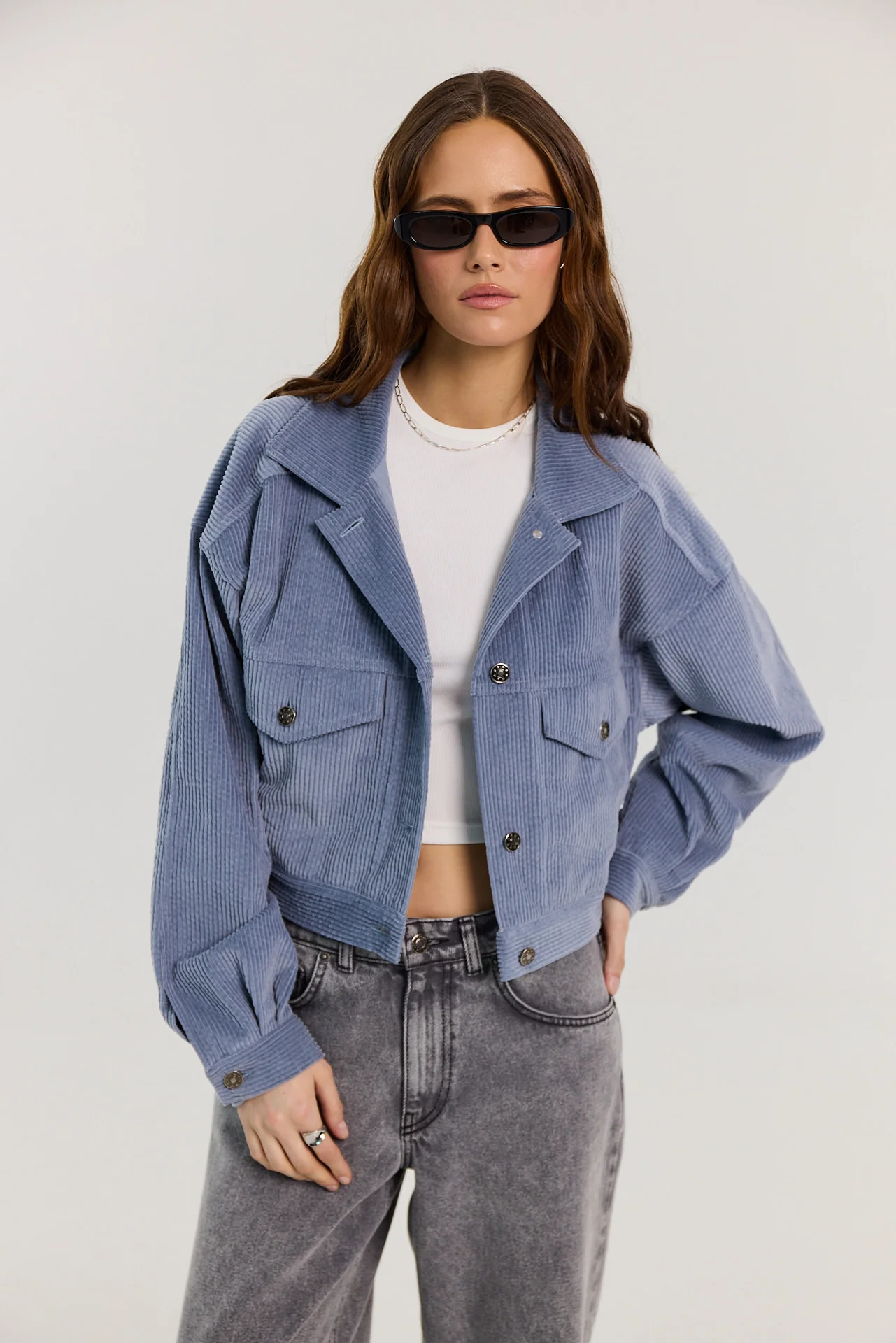 Kurtka Harper powder blue - Image 2
