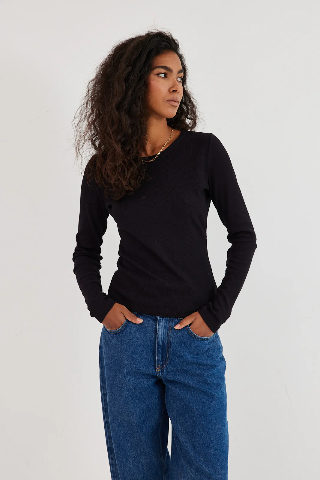 Longsleeve Bamboo black - Image 2