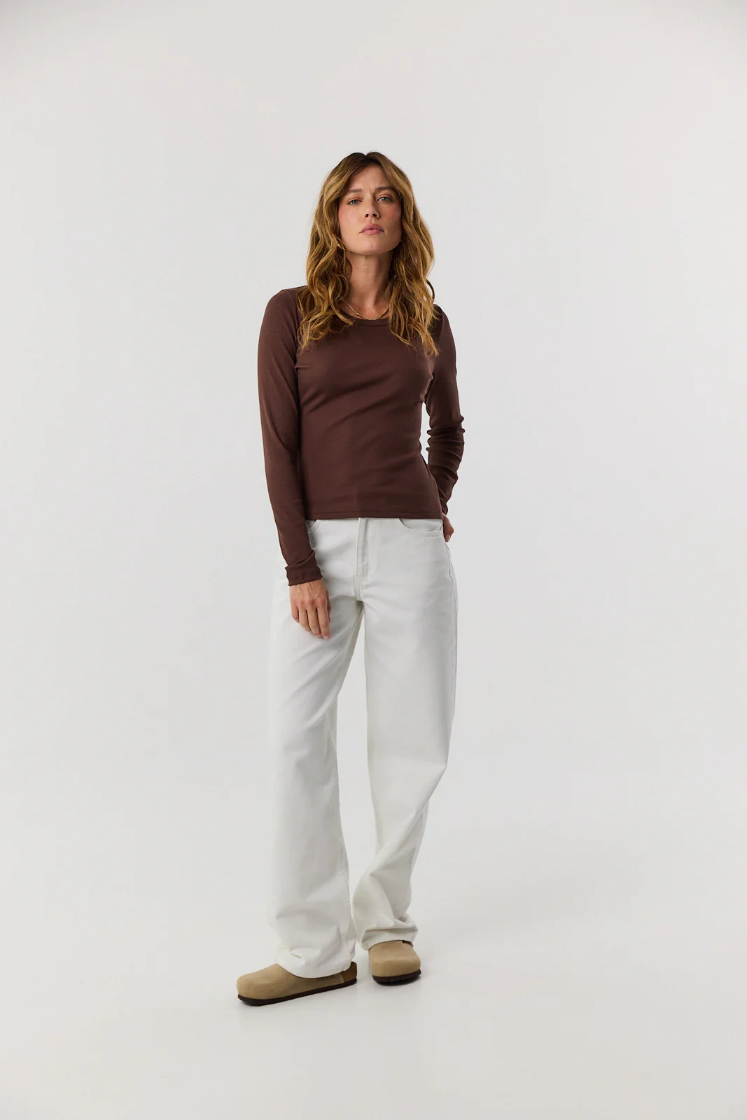 Longsleeve Bamboo chocolate - Image 6