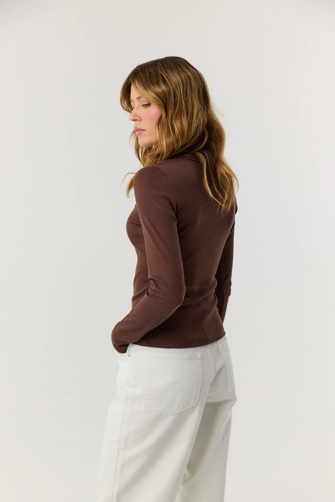 Longsleeve Bamboo chocolate - Image 8