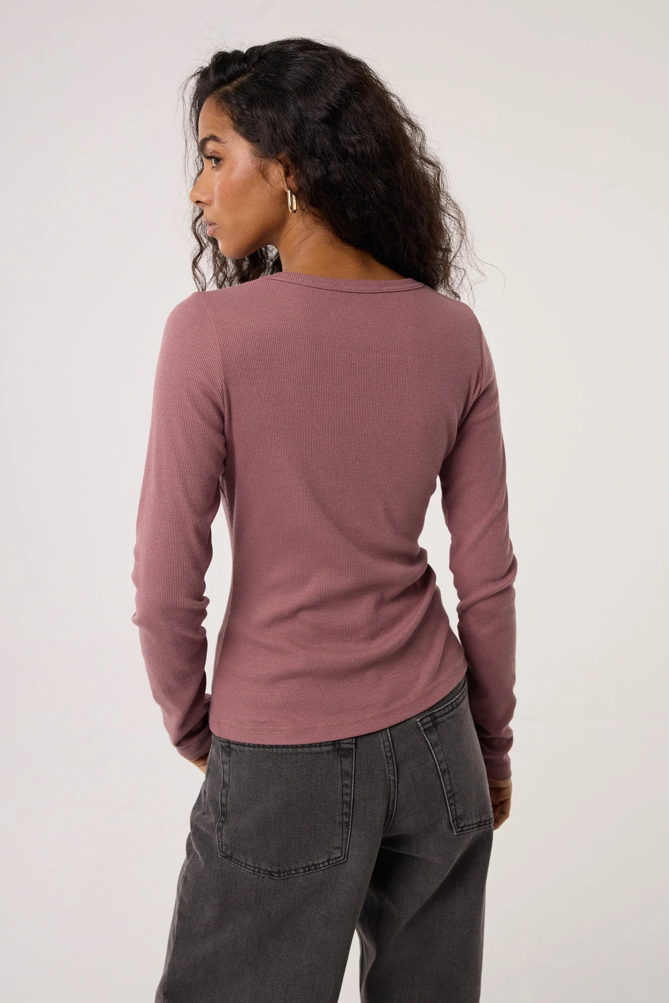 Longsleeve Bamboo dusty pink - Image 14