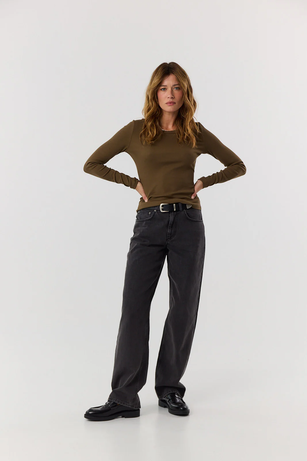 Longsleeve Bamboo khaki - Image 5