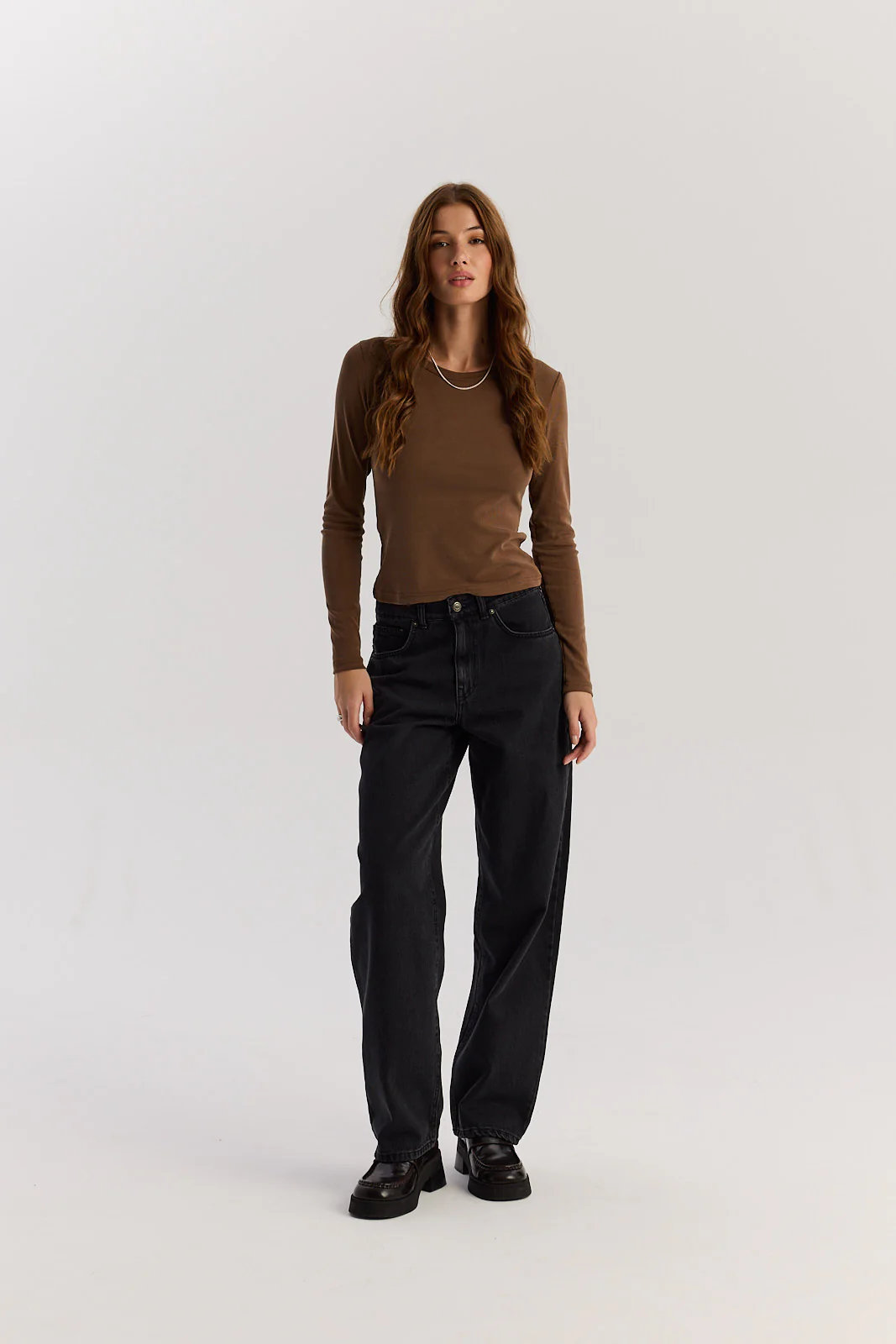 Longsleeve Bowie mocca mousse - Image 9