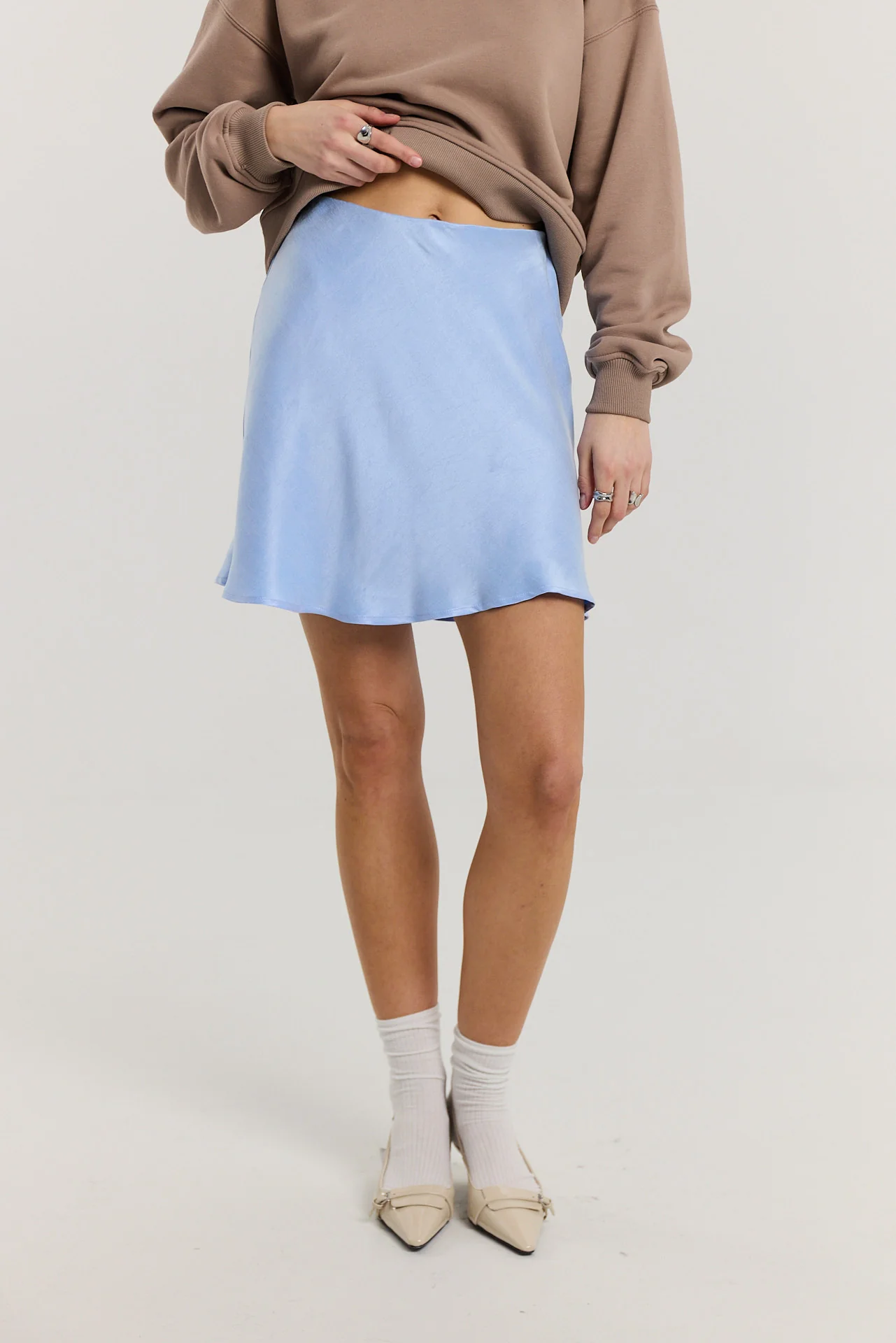 Spódnica Petra short powder blue - Image 6