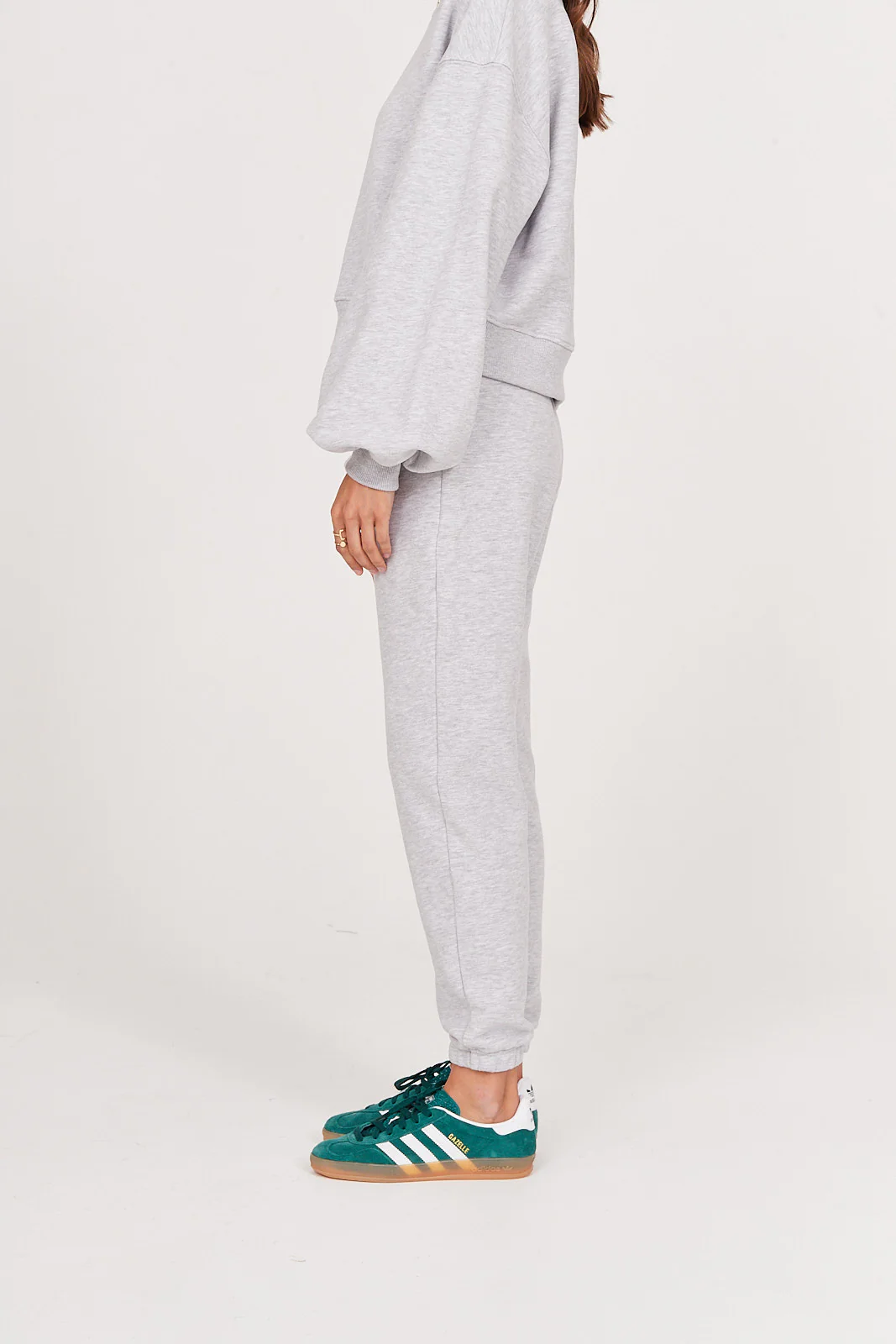 Spodnie dresowe light grey melange - Image 11