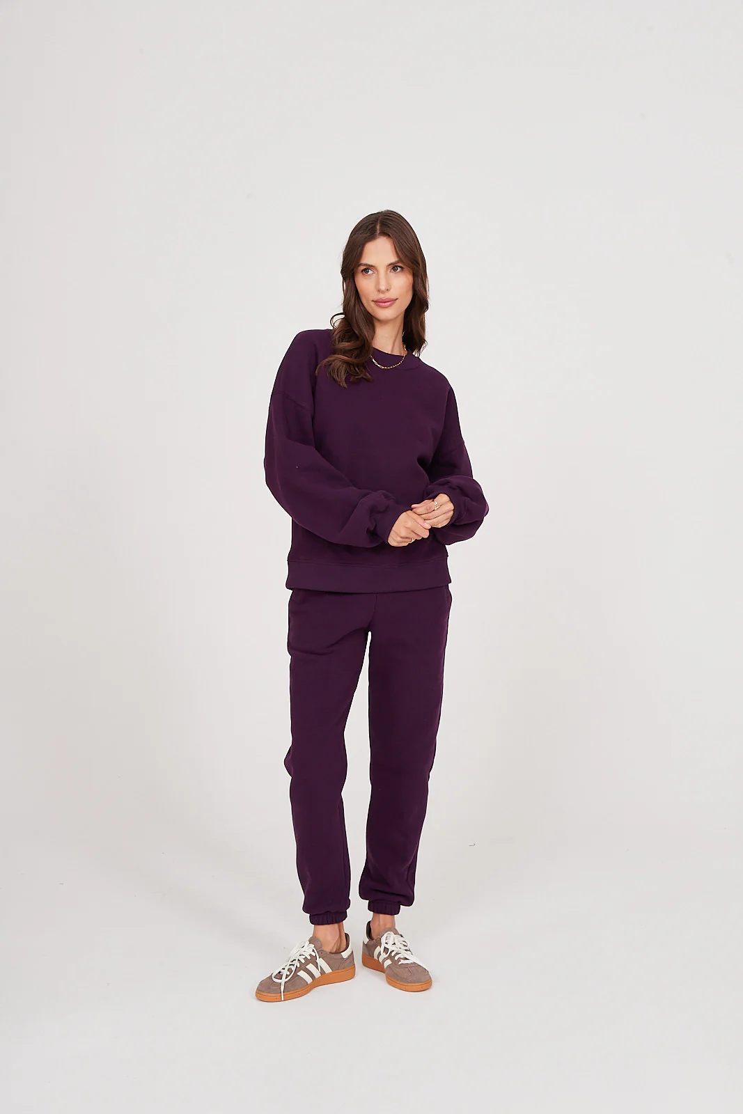 Spodnie dresowe plum - Image 12