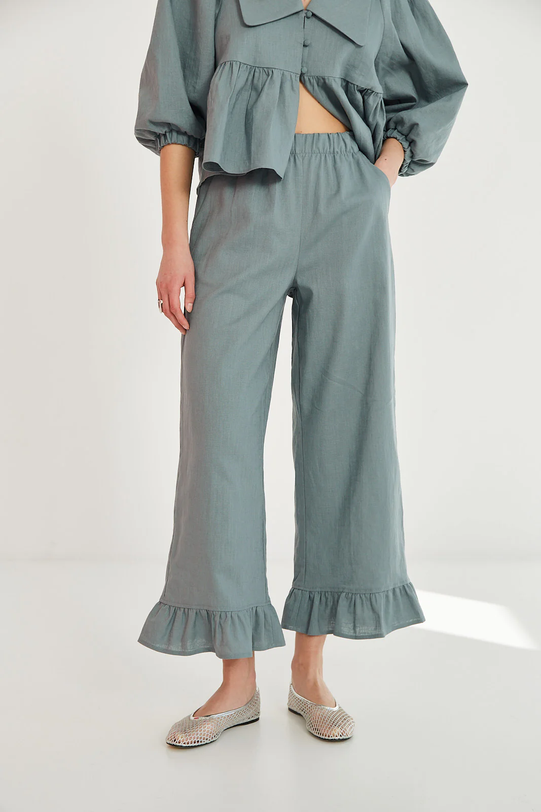 Spodnie Penny sea green