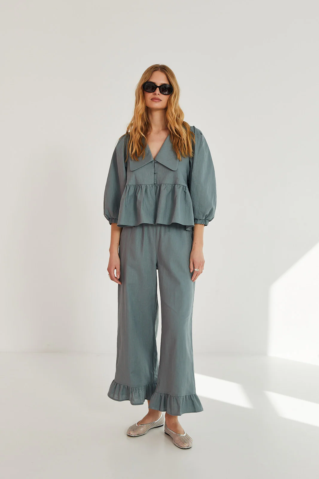 Spodnie Penny sea green - Image 2