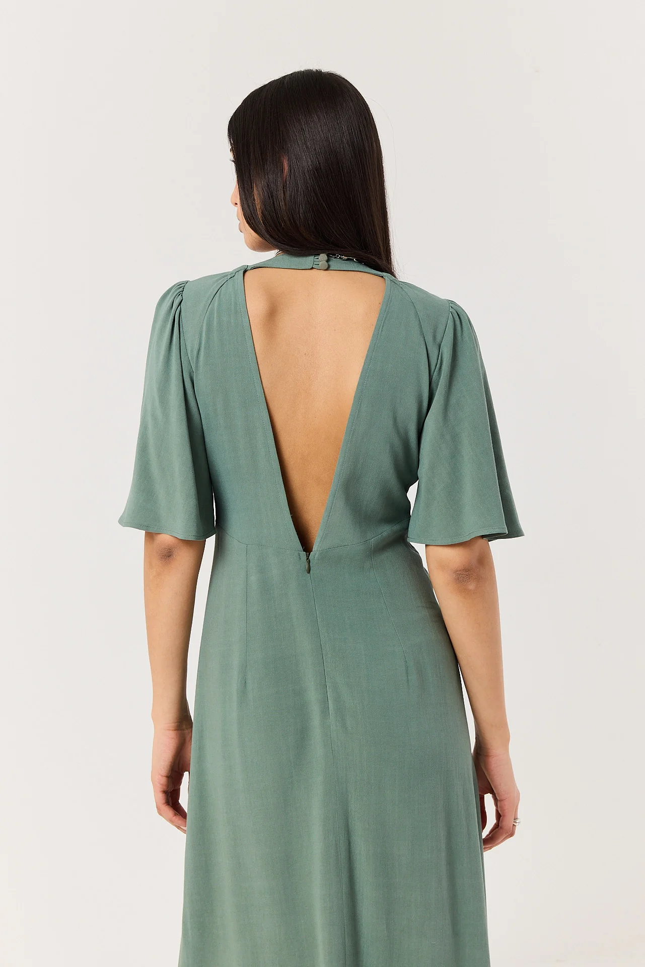 Sukienka Alessa smoky green - Image 2