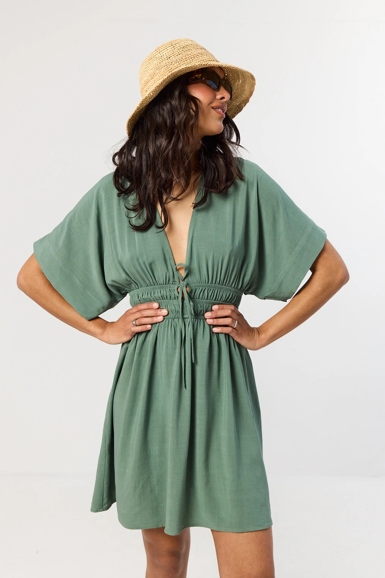 Sukienka Chelsea smoky green - Image 12