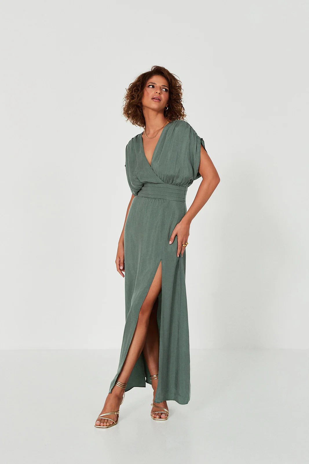 Sukienka Jacqueline bottle green - Image 9