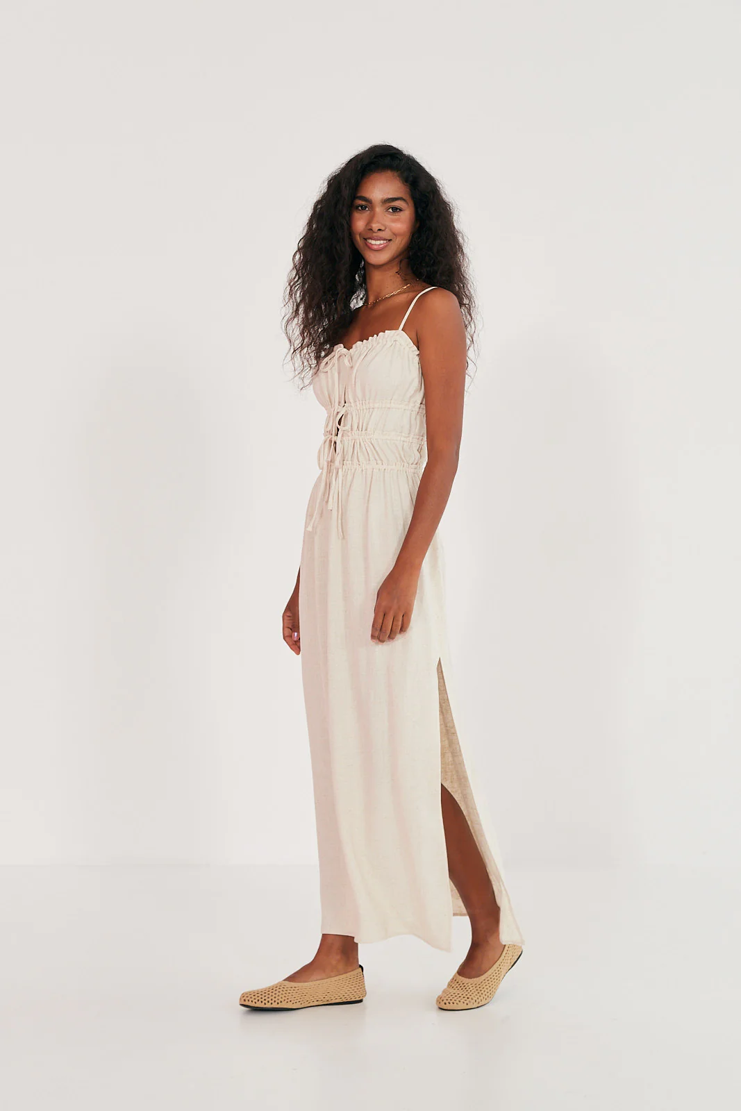 Sukienka Sienna ecru - Image 4