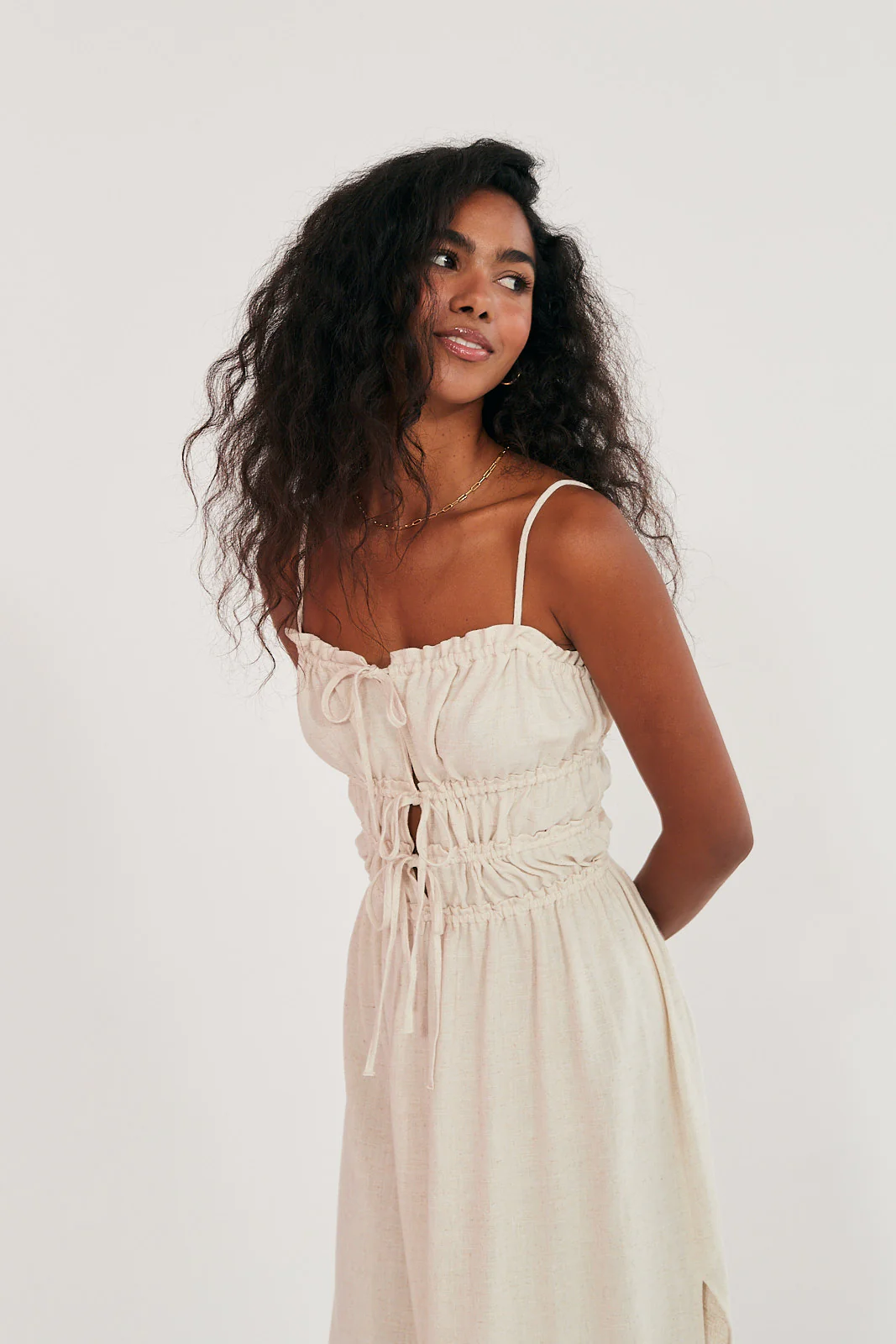 Sukienka Sienna ecru - Image 7