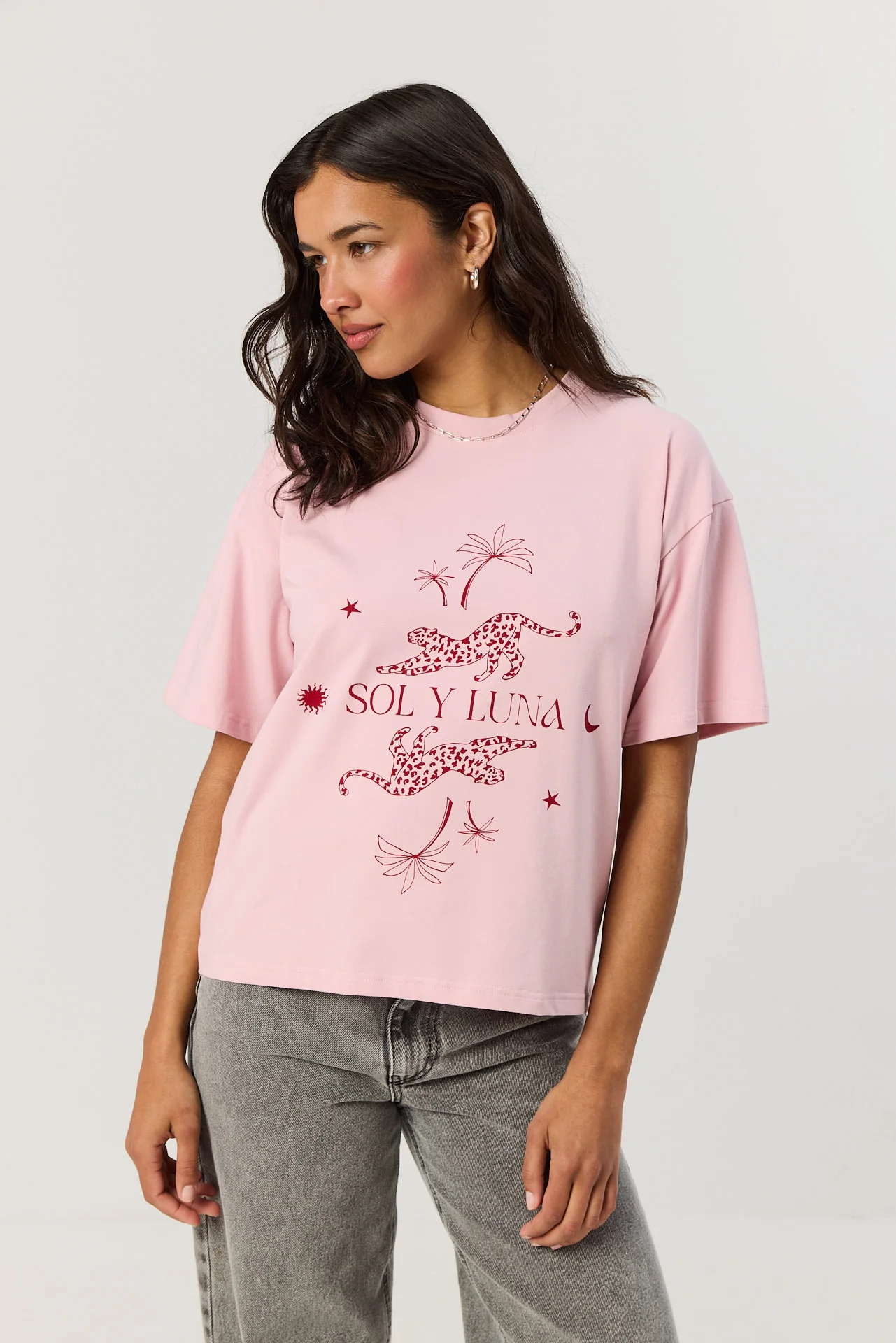 T-shirt Leo smoky pink - Image 2