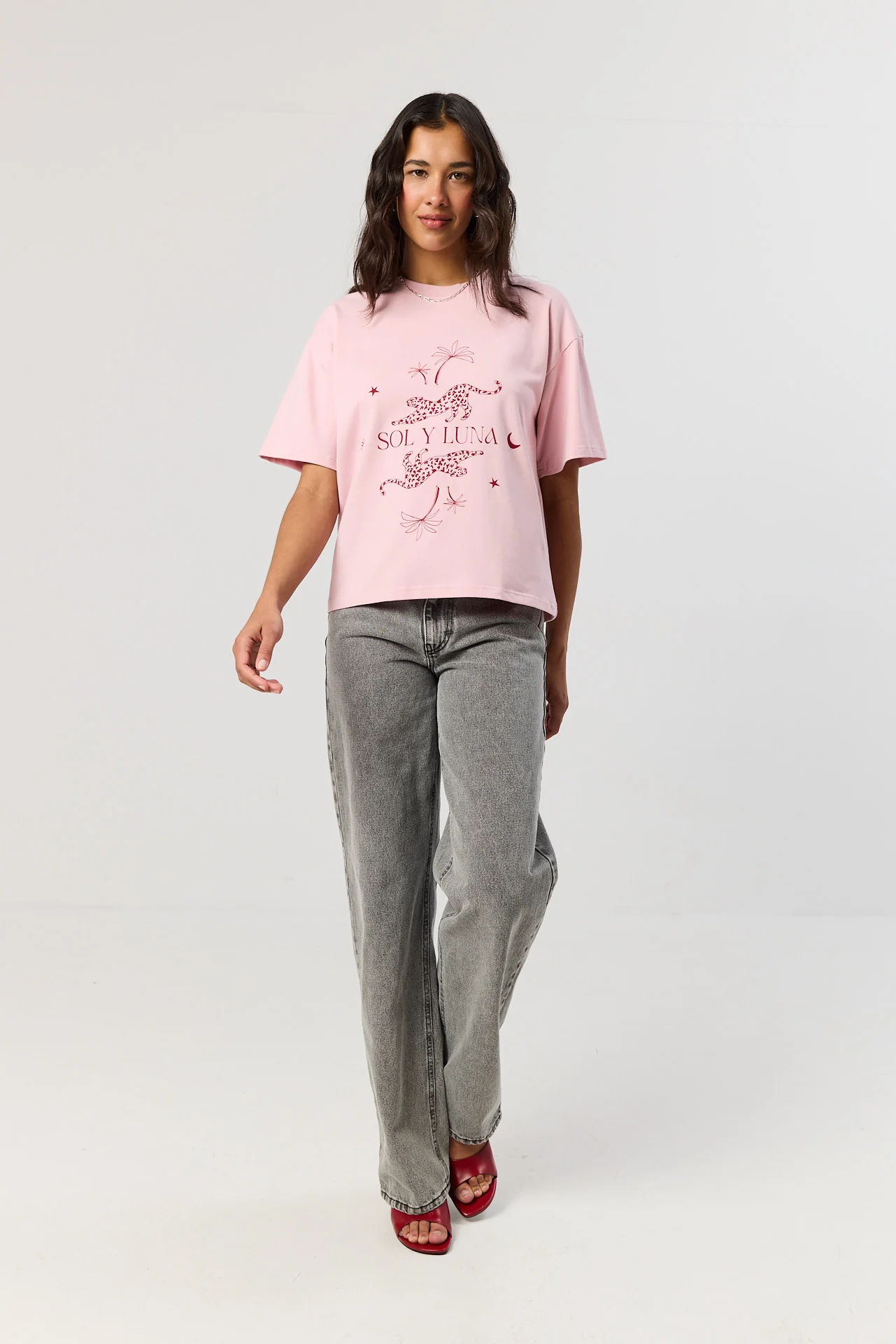 T-shirt Leo smoky pink - Image 6