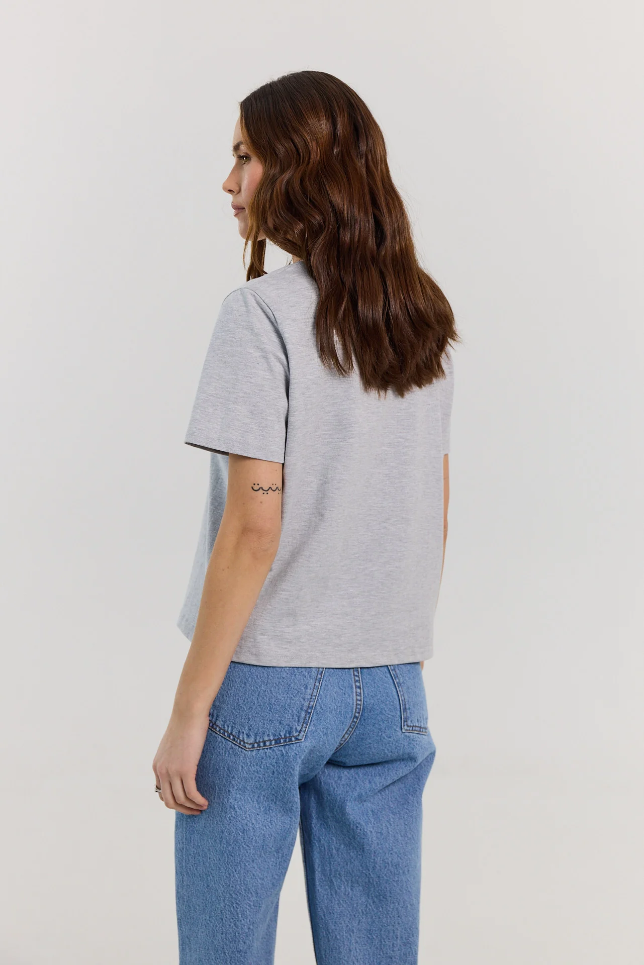 T-shirt Tony light grey melange - Image 8