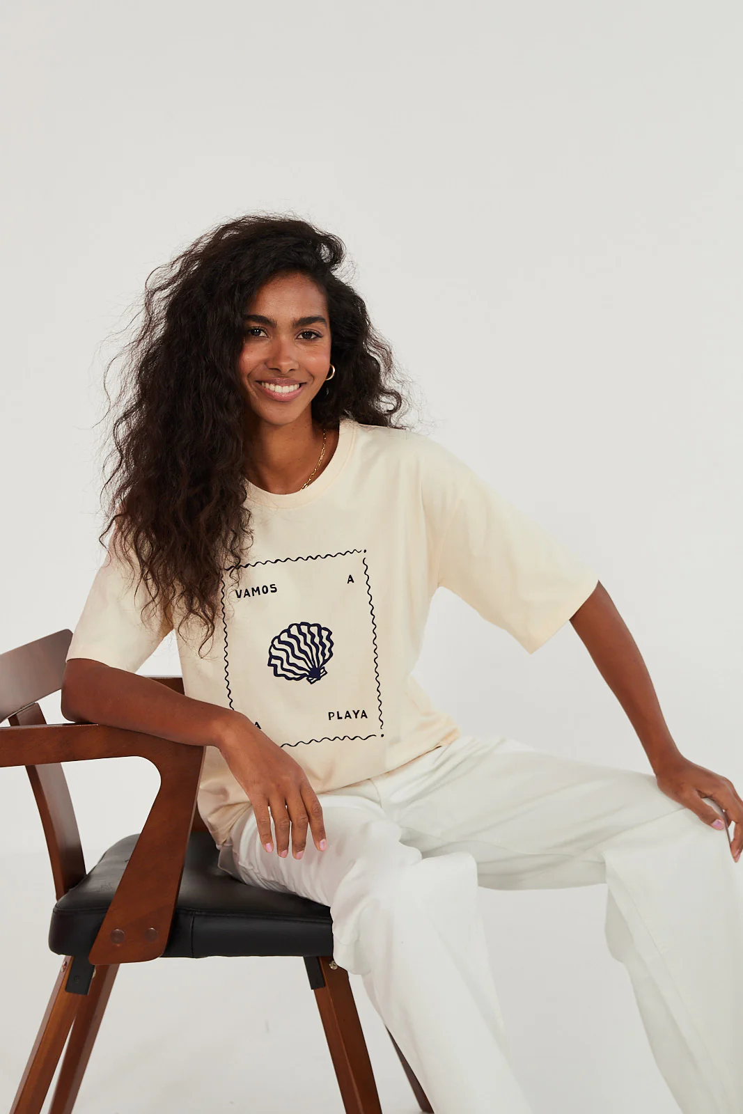 T-shirt Vamos a la playa butter - Image 12
