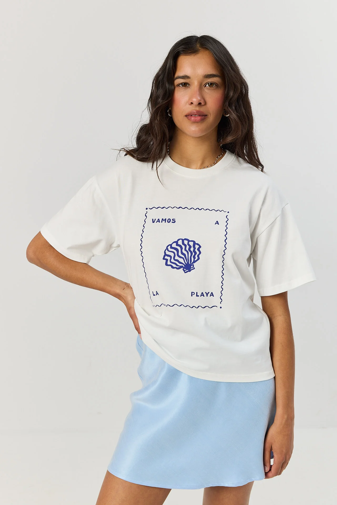 T-shirt Vamos a la playa white - Image 10
