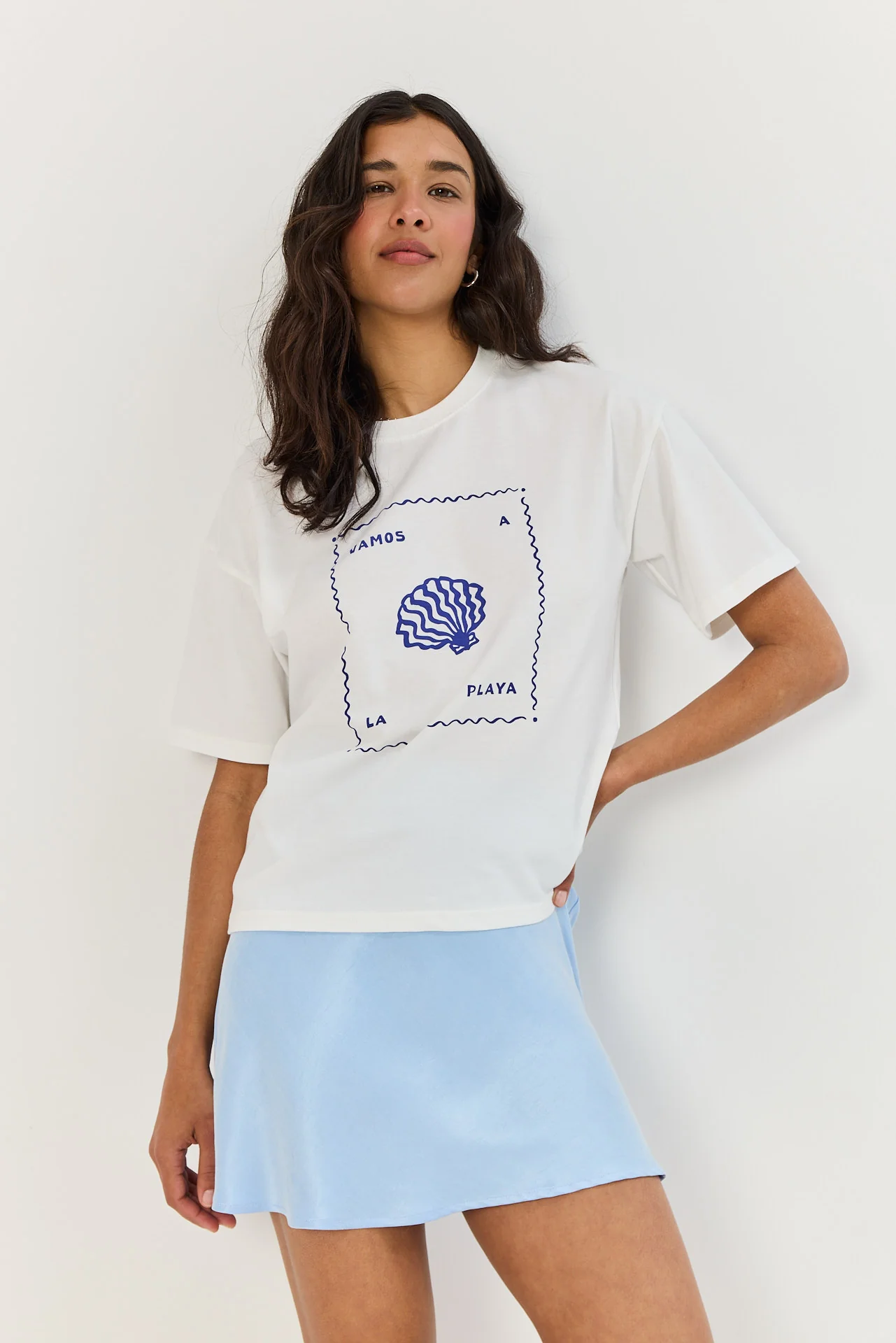 T-shirt Vamos a la playa white - Image 11