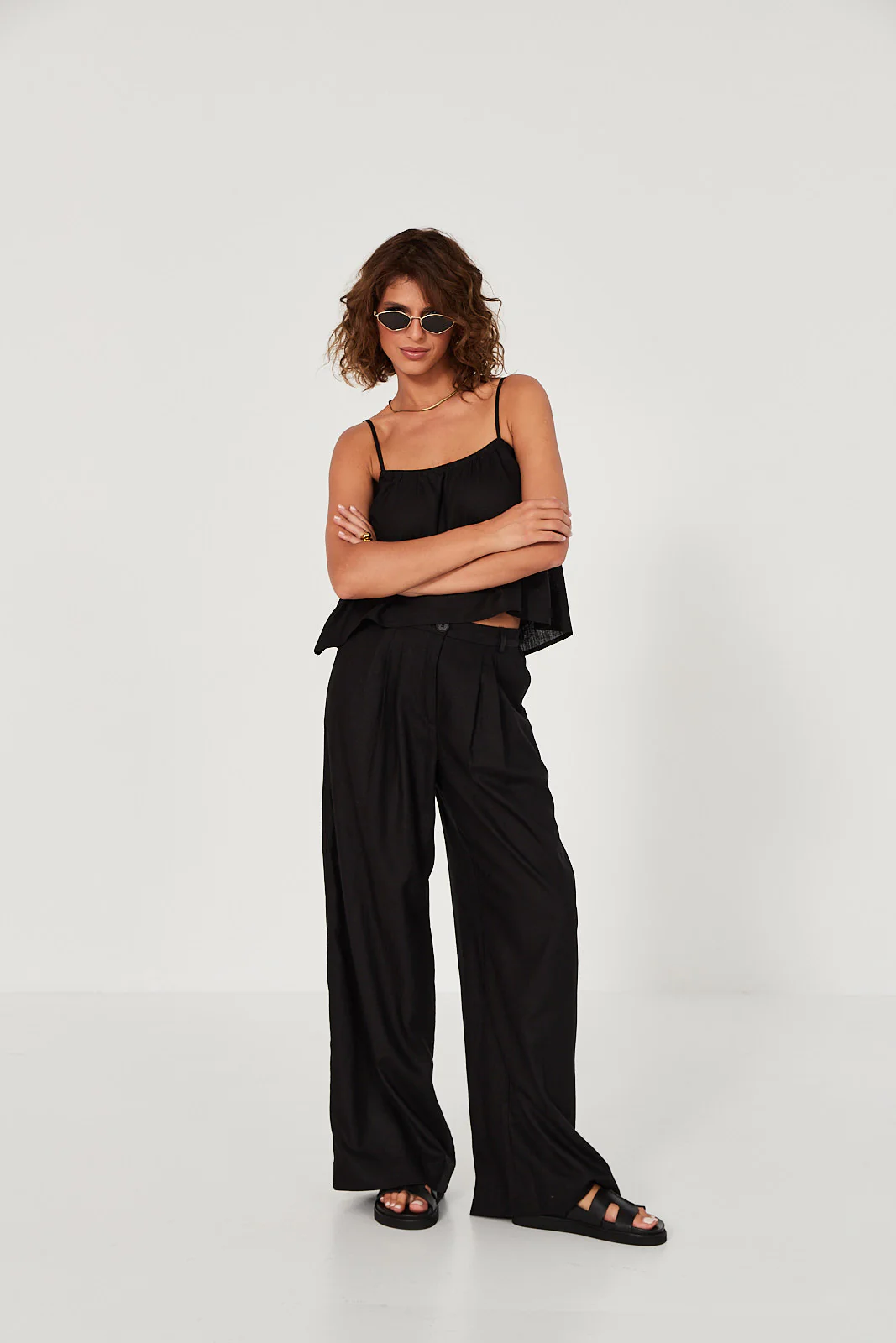 Top Ellie linen black - Image 5